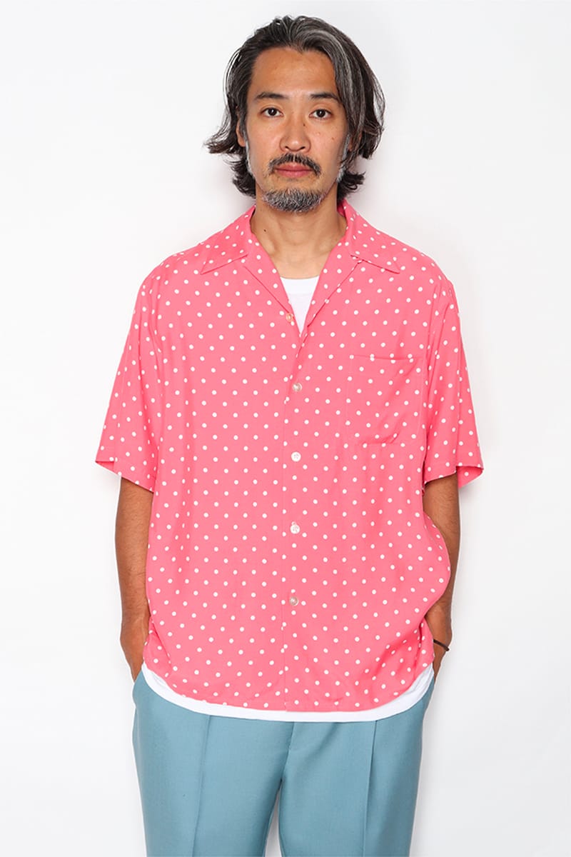 13AW WACKO MARIA dot shirt ワコマリア ドット シャツ