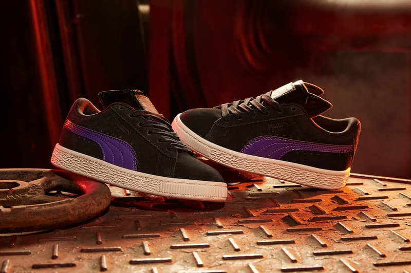 PUMA and DC Comics Join Forces for a Limited Edition Batman Collection robert pattinson warner bros. gotham city puma suede fierce 2 rs-x silhouette mayze court rider batman ultra future z 