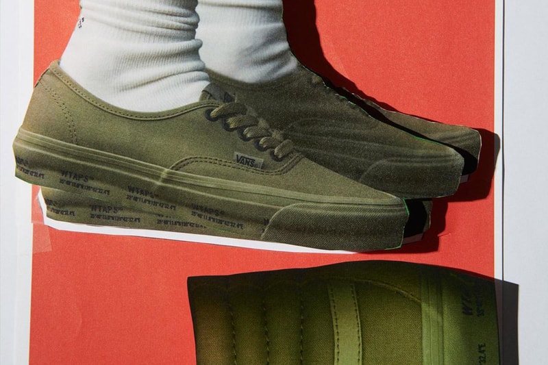 WTAPS Vault by Vans SK8 Hi Vans Authentic Teaser military Japan streetwear skateboarding footwear shoes sneakers 