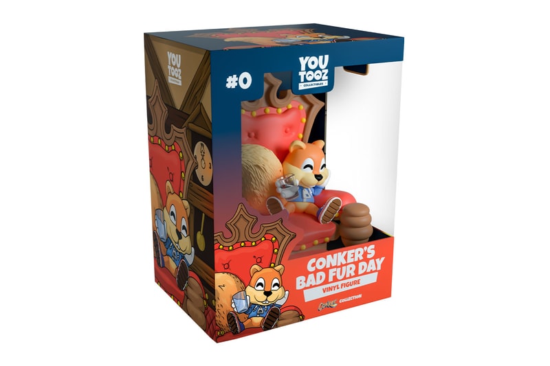 Youtooz Conker's Bad Fur Day Figure Release Info Buy Price Nintendo Squirrel Game toys figures Rare 