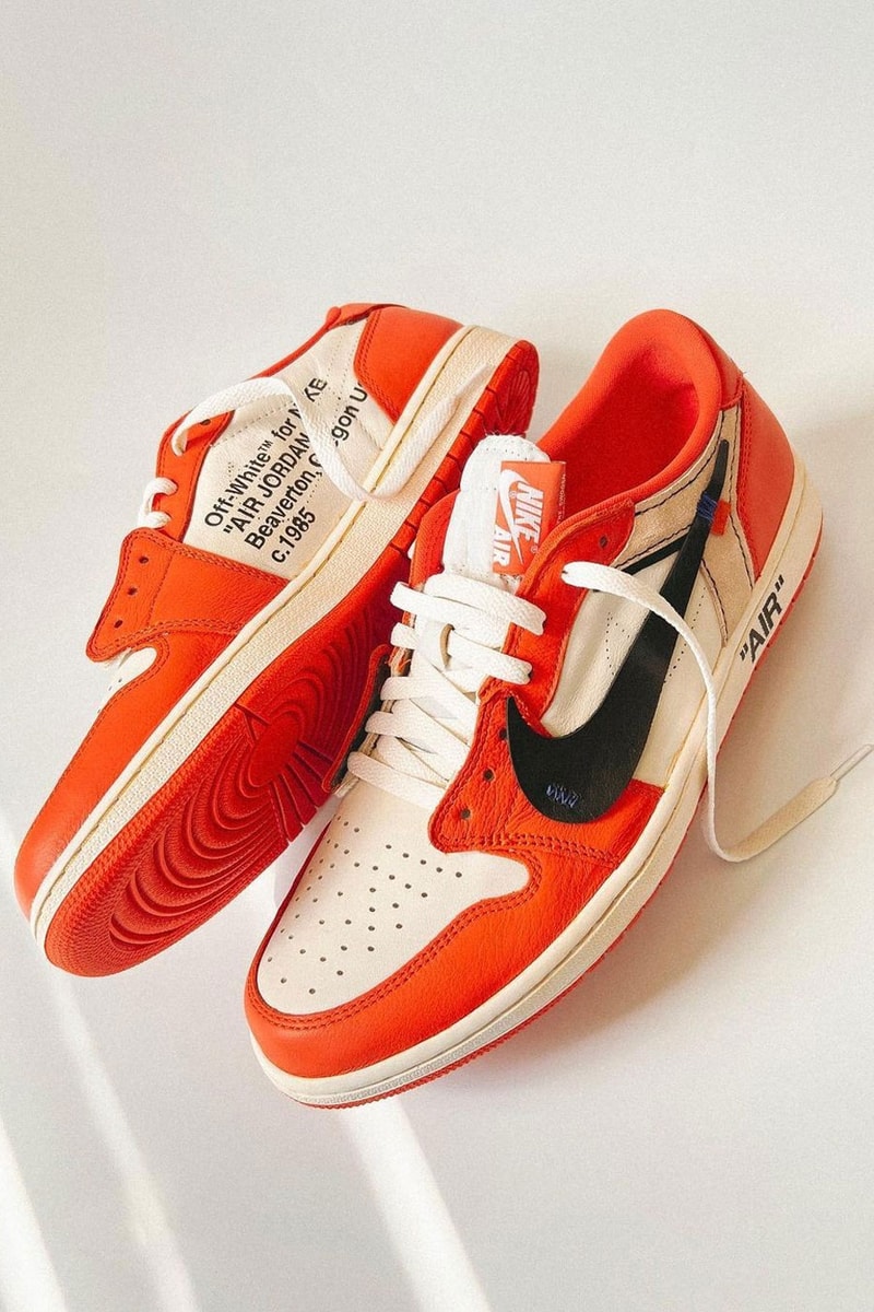Zach Lavine Custom Off-White™  Air Jordan 1 Low Starfish chef huy le lechef studio orange white images