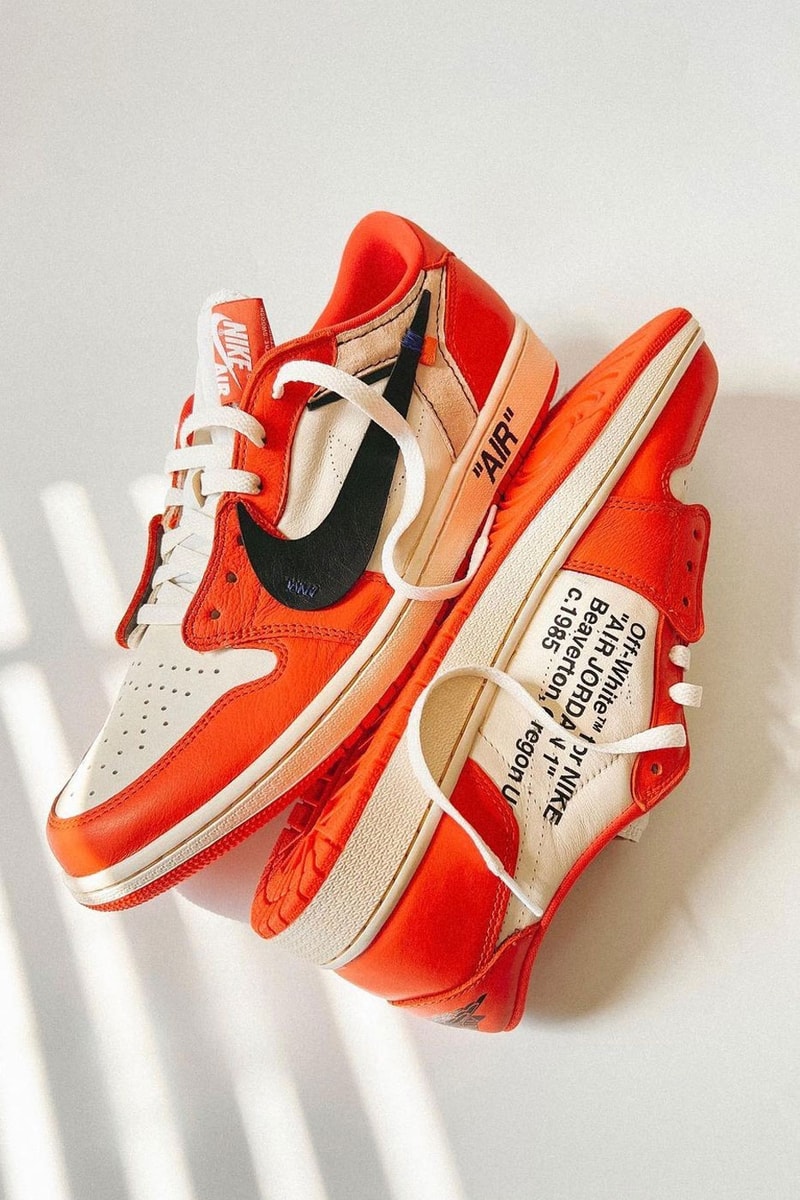 Zach Lavine Custom Off-White™  Air Jordan 1 Low Starfish chef huy le lechef studio orange white images