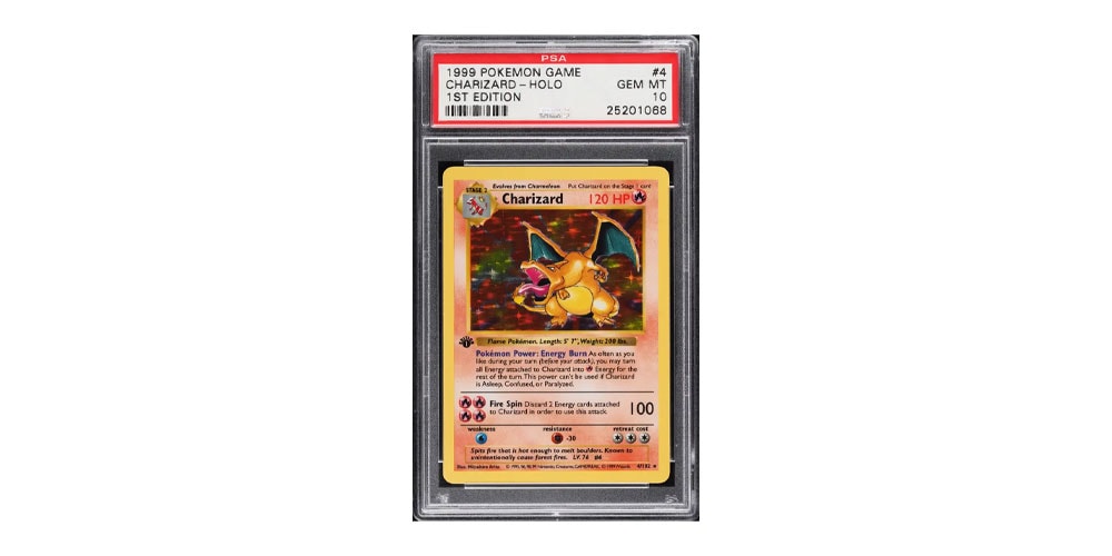 A Pokmon Base Set First Edition Holo Charizard Fetches $420K USD at Auction | Hypebeast A Pokmon Base Set First Edition Holo Charizard Fetches $420K USD at Auction | Hypebeast