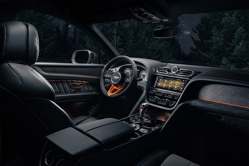 The 2022 Bentley Bentayga Receives a Bespoke Mulliner "Space Edition" one of one cypress beluga porpoise night sky