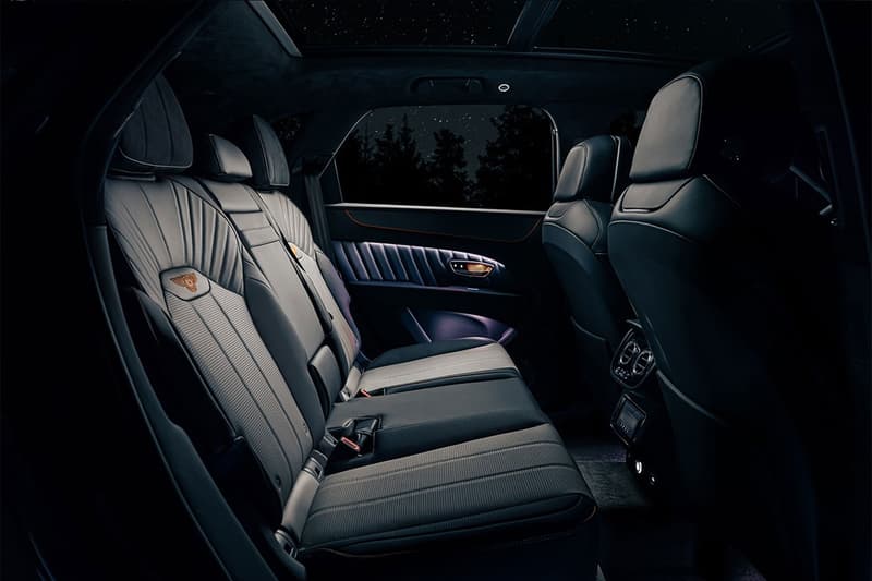 The 2022 Bentley Bentayga Receives a Bespoke Mulliner "Space Edition" one of one cypress beluga porpoise night sky