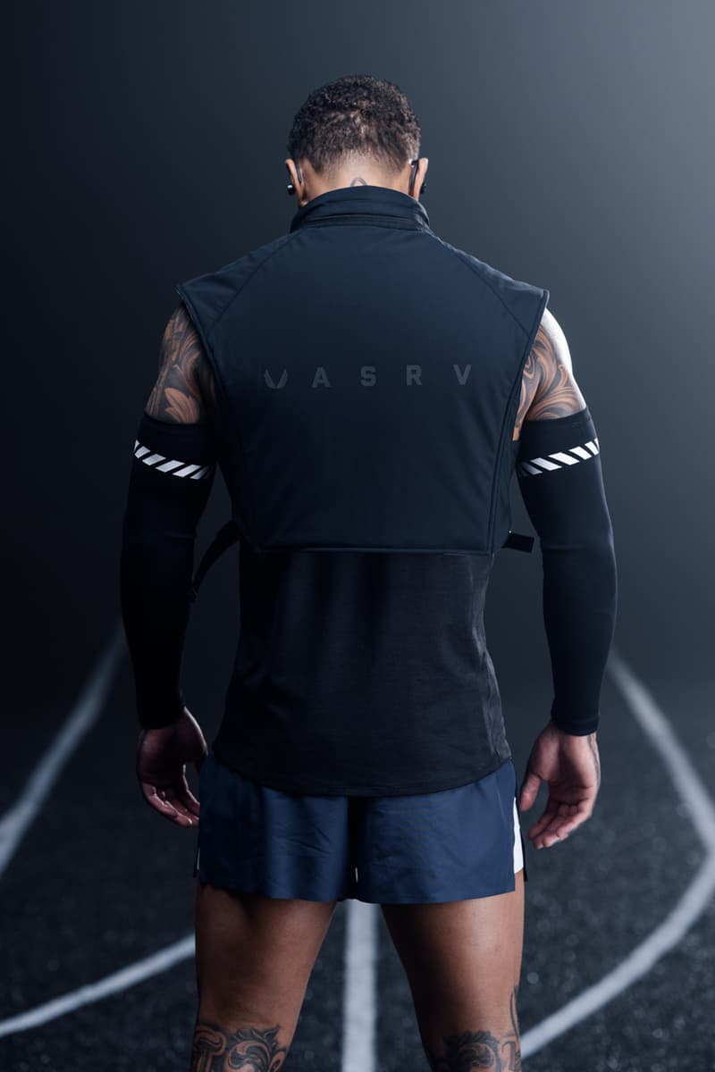 ASRV Held Private Event NFT Holders Ahead of Beverly Hills Store Grand Opening Spring 2022 Collection Jay Barton Sportswear Performance-Enhanced Apparel Leggings Joggers Hoodies Sweatshirts Online March 24 Retail Grand Opening Museum-Like Display High-Vis Reflective Accessories Midnight Navy Futuristic Textiles Fabrics