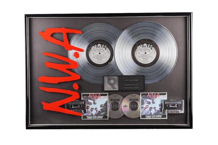 N.W.A.’s ‘Straight Outta Compton’ Platinum Album Plaque Is Up for Auction as an NFT