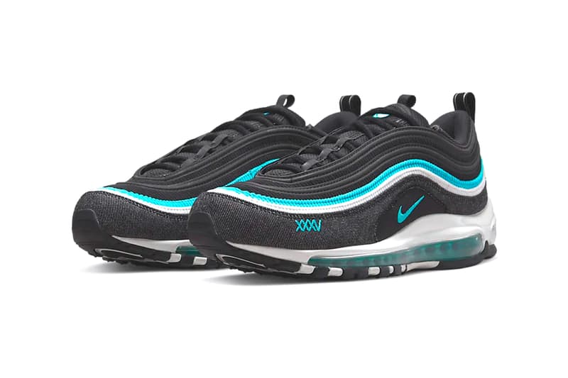 Nike Air Max Day March 26 New Colorways AM Dawn AM97 AM 90 SE Green and Pink Canvas Paneling “32C Air Max” Branding Patch “XXXV” Embroidered Accents Annual Sneaker Holiday March 26 1978 Tinker Hatfield Nike Branding Swoosh Micro-Swoosh Sage Green Overlays Air Max II 1989