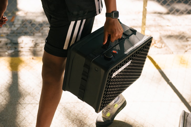 SOUNDBOKS Portable Bluetooth Speaker 72-Watt Class D Amplifiers Go Speaker Generation 3 Replaceable Battery 40-Hour Charge 80-Hour Use Music Playlists Travel Outdoor Indoor 