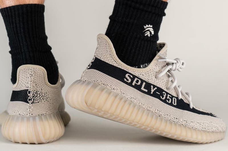 adidas YEEZY BOOST 350 V2 Reverse Oreo On-Foot Look Release Info HP7870 Date Buy Price Beige Black Kanye West