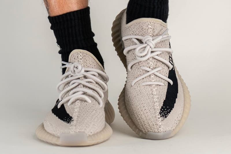 adidas YEEZY BOOST 350 V2 Reverse Oreo On-Foot Look Release Info HP7870 Date Buy Price Beige Black Kanye West