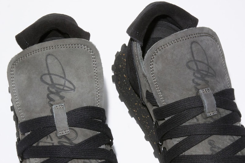 Acne Studios Lace Up Sneakers White Off White Gray Black Release Information Cork Rubber Sole Unit