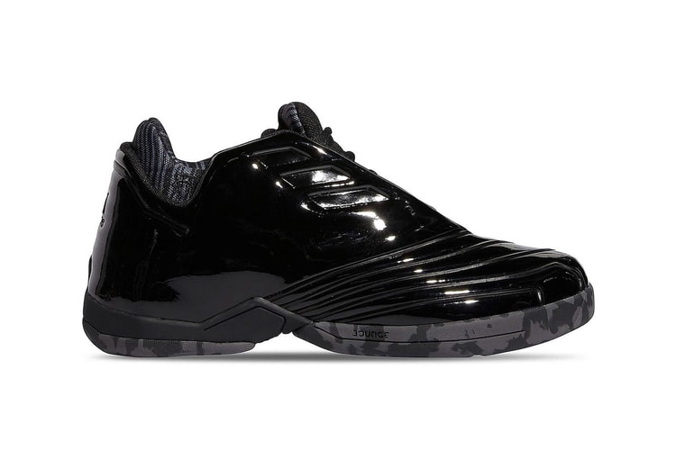 adidas Basketball Dresses Tracy Mcgrady's T-Mac 2 Restomod in Black Patent Leather