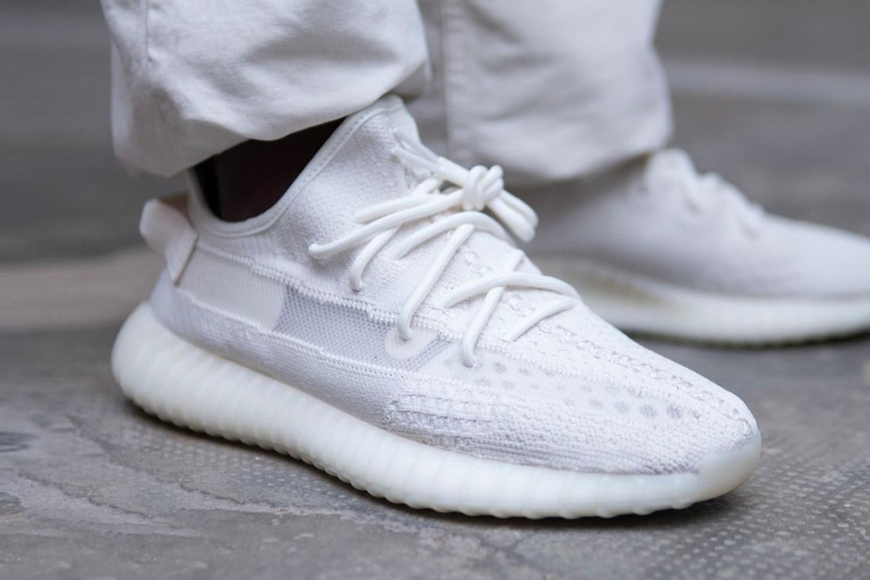 adidas YEEZY BOOST 350 V2 Bone On-Foot Look Release Info HQ6316 Buy Price Kanye West