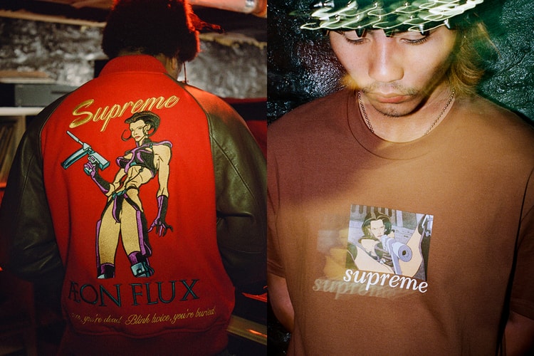 'Aeon Flux' x Supreme Spring 2022 Collaboration