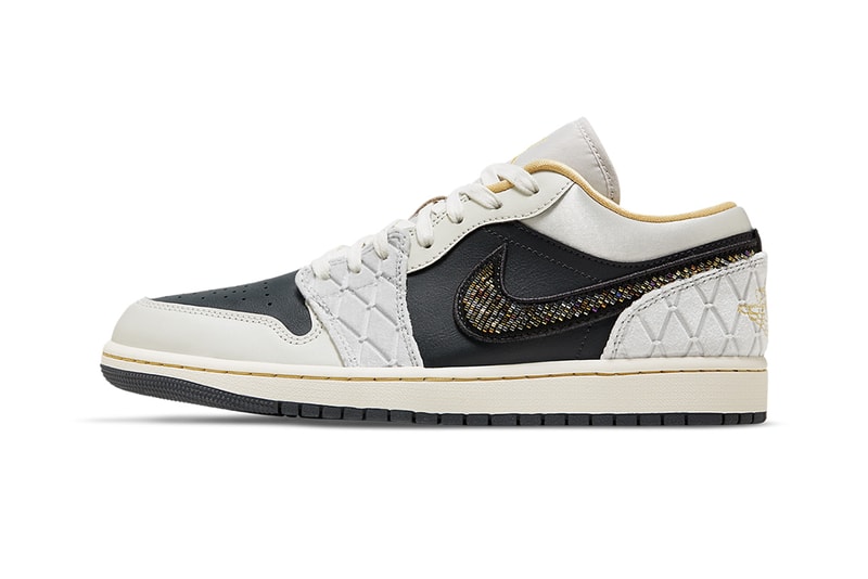 air jordan 1 low iridescent beaded swoosh DV1762 001 release date info store list buying guide photos price 