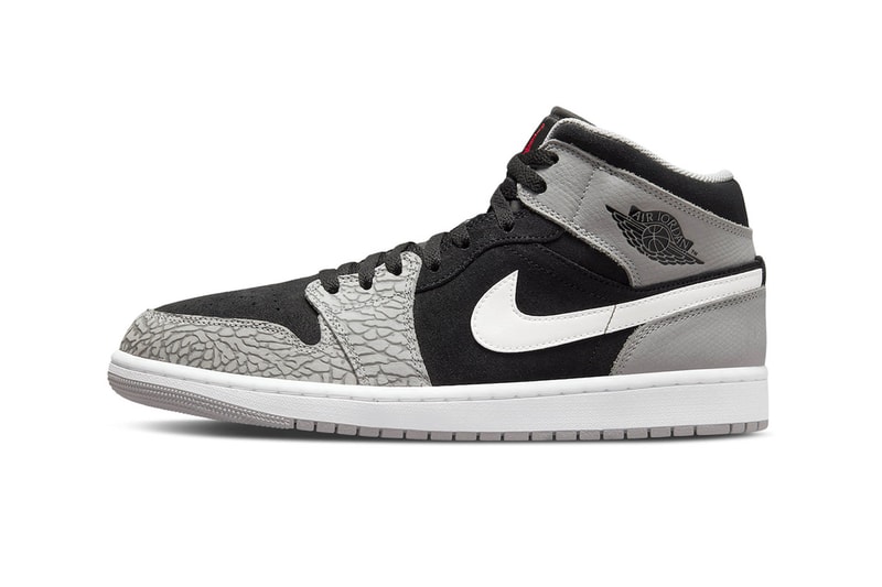Air Jordan 1 Mid Elephant Toe Official Look Release Info DM1200-016 Date Buy Price 