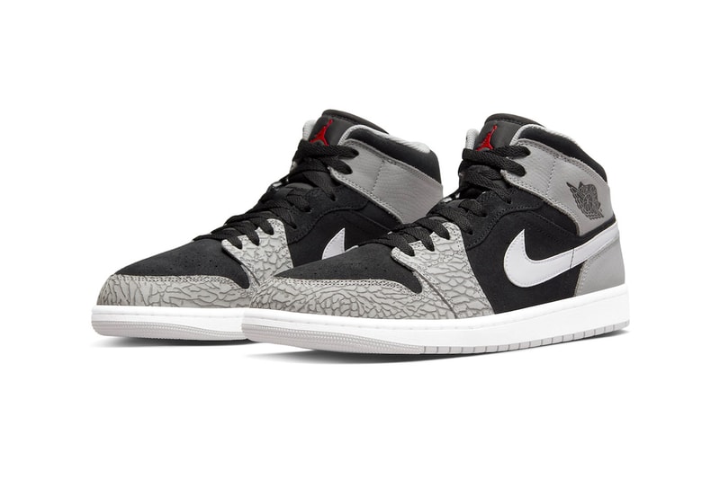 Air Jordan 1 Mid Elephant Toe Official Look Release Info DM1200-016 Date Buy Price 