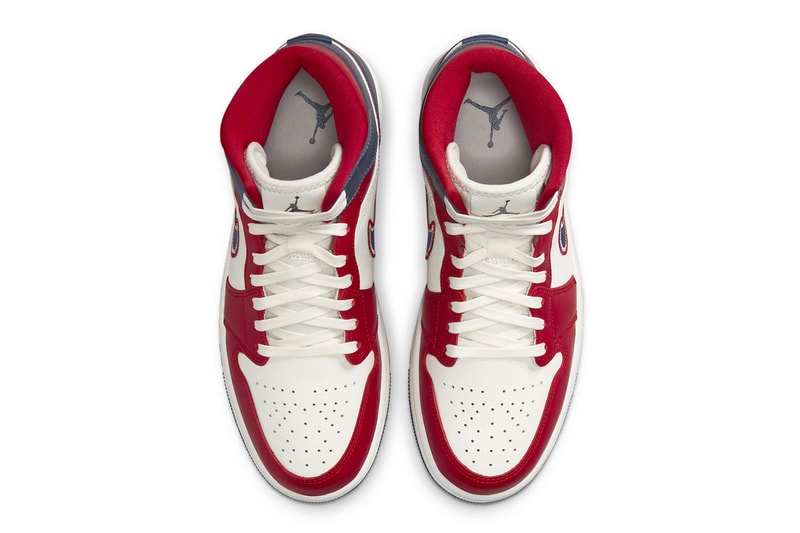 Air Jordan 1 Mid SE "USA" DQ7648-600 Women's Release 2022