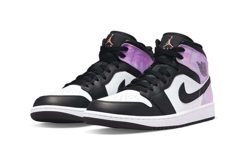 pink tie dye jordans