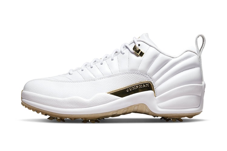 Air Jordan 12 Golf Low "Metallic Gold" Celebrates the 2022 Masters Tournament