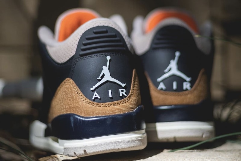 Air Jordan 3 Desert Elephant black brown white gray orange air bubble ct8532 008 june 2022 200 USD fossil stone sail detailed look images release info