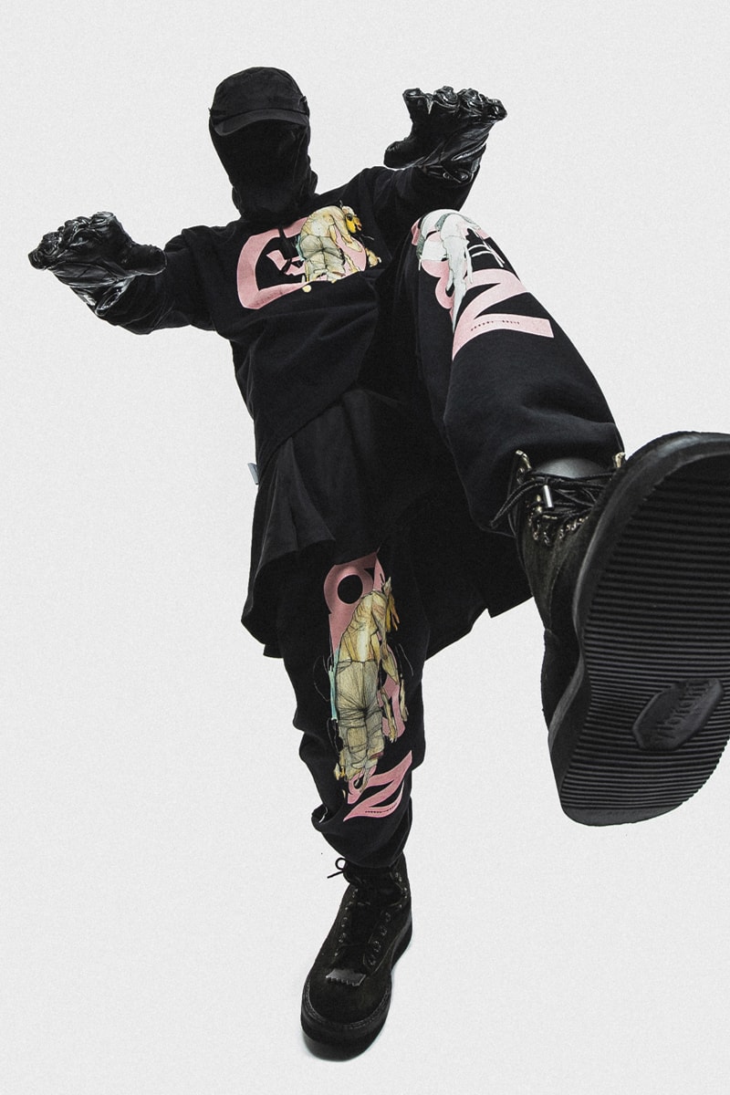 Aitor Throup TheDSA Series 3 HBX Release Info Buy Price T-shirts Hoodie Loungepants Graphics Sketches Drawing Brain Anatomy Numbers Archive