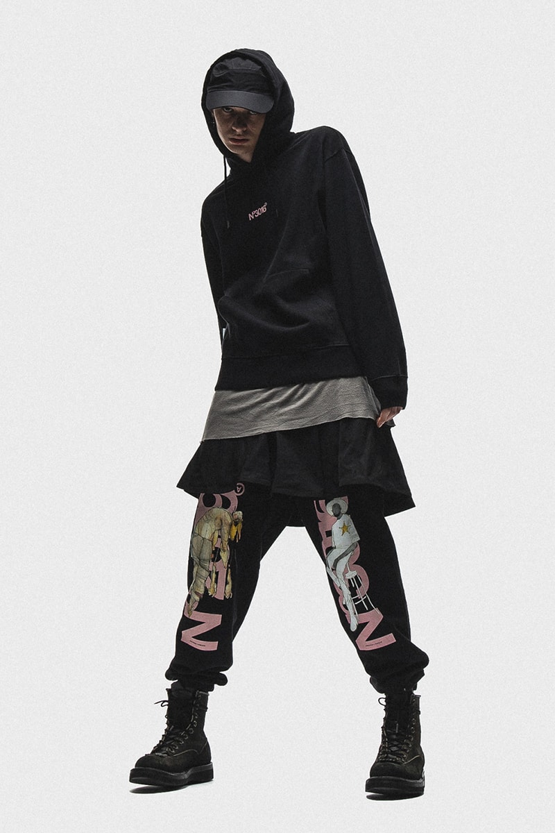 Aitor Throup TheDSA Series 3 HBX Release Info Buy Price T-shirts Hoodie Loungepants Graphics Sketches Drawing Brain Anatomy Numbers Archive