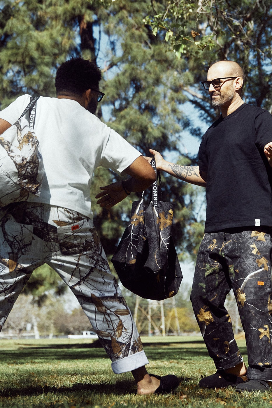 Albino & Preto and Realtree Are Back With Another Camo Capsule for FW22 fall winter 2022 collaboration wilderness nature camoflauge