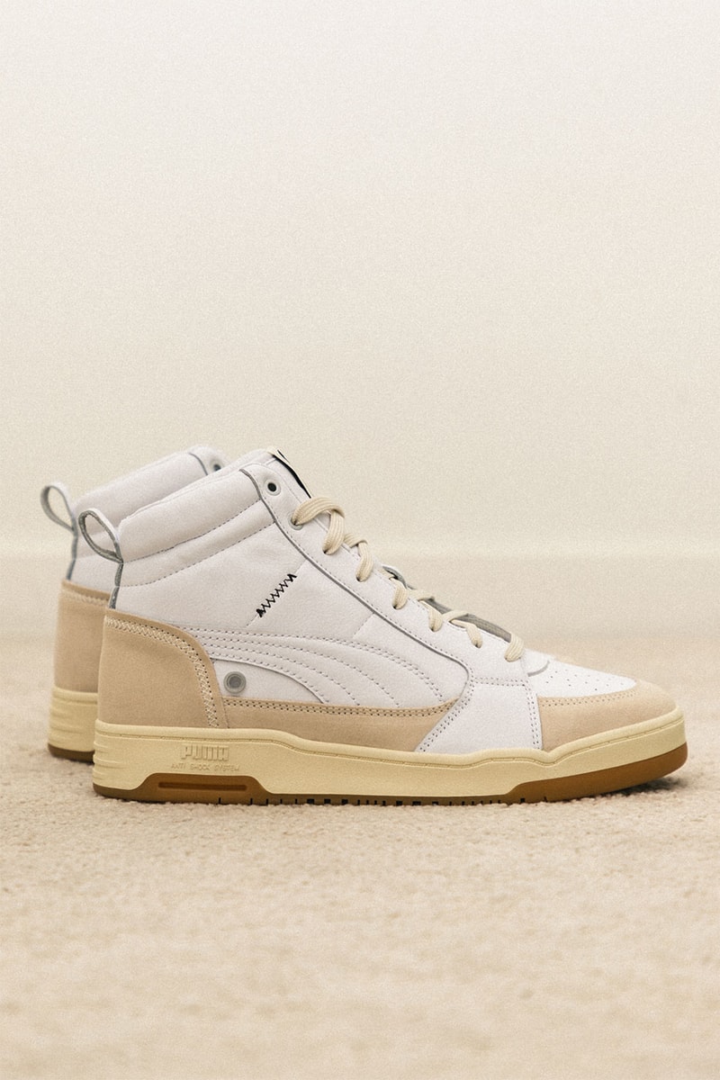 AMI Paris Puma Pristine Slipstream Mids HBX Release Info Buy Price White Perforated Suede Overlays