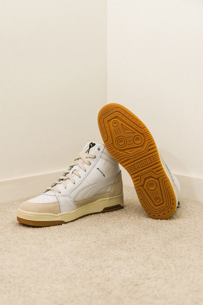 AMI Paris Puma Pristine Slipstream Mids HBX Release Info Buy Price White Perforated Suede Overlays