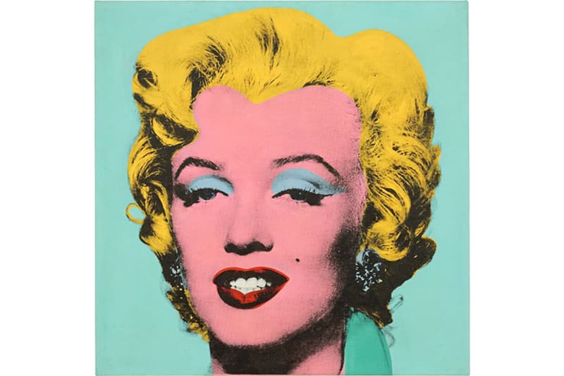 Andy Warhol's Shot Sage Blue Marilyn Painting Goes to Auction For an Estimated Price of $200 Million USD christies new york american actress Thomas and Doris Ammann Foundation Zurich sillkscreen canvas Dorothy Podber story news