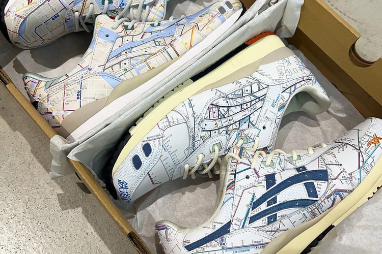 First Look at atmos and ASICS' GEL-LYTE III Capsule Inspired by Tokyo and NYC Subways
