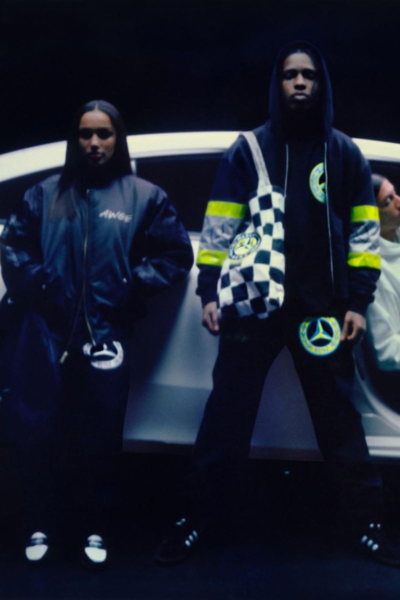 awge mercedez benz asap rocky pacsun bomber jacket sweatpants long sleeved tshirts hats