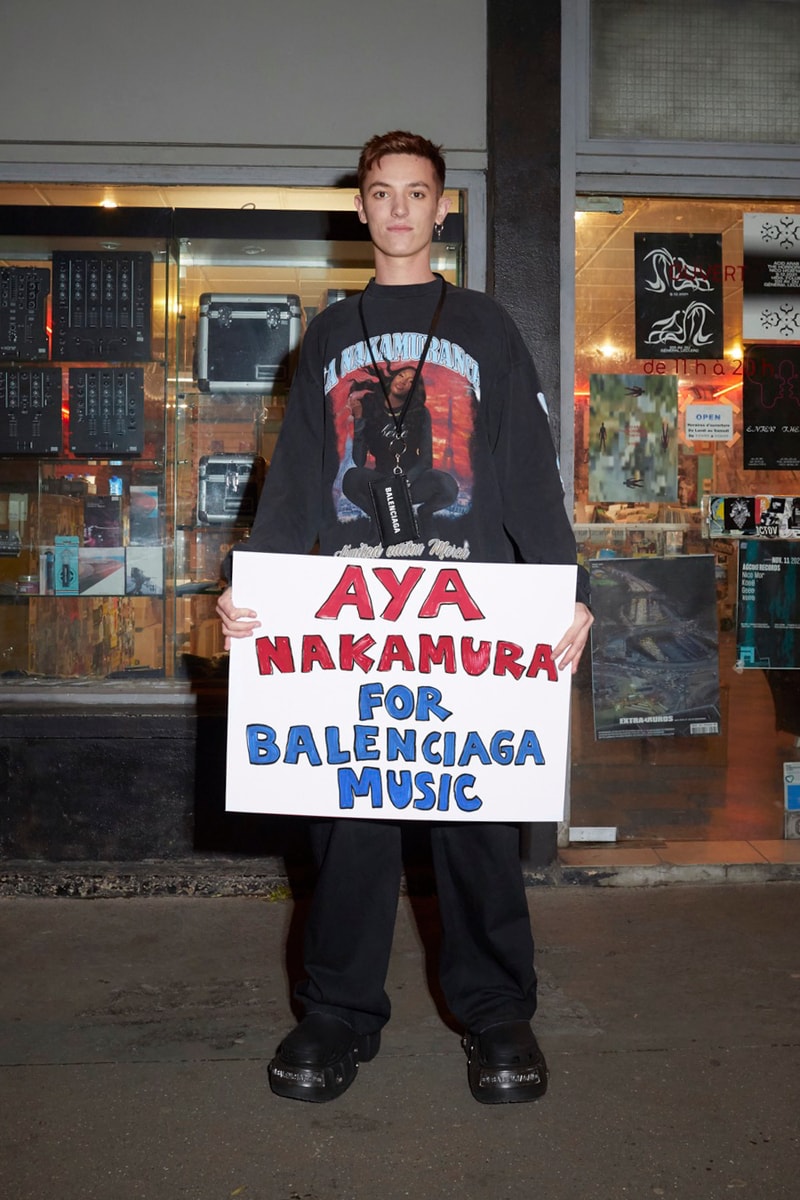 Balenciaga Music Aya Nakamura Merchandise Capsule Collection Demna Apple Music 