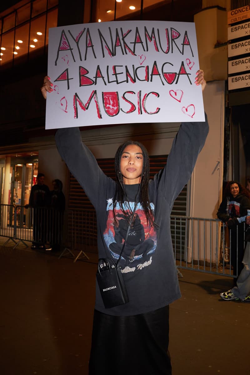 Balenciaga Music Aya Nakamura Merchandise Capsule Collection Demna Apple Music 