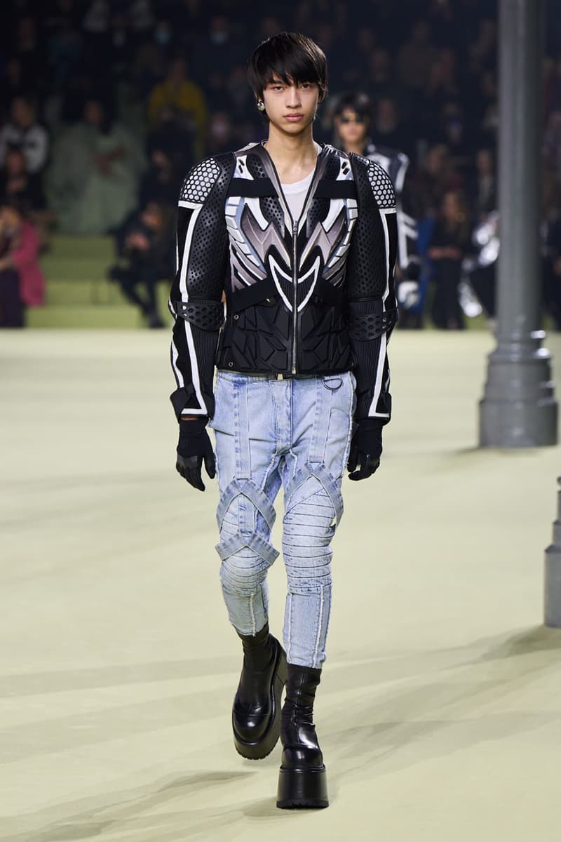 Balmain’s FW22 Collection Sent a Message of Honesty and Transparency Down the Runway