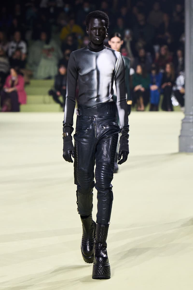 Balmain’s FW22 Collection Sent a Message of Honesty and Transparency Down the Runway