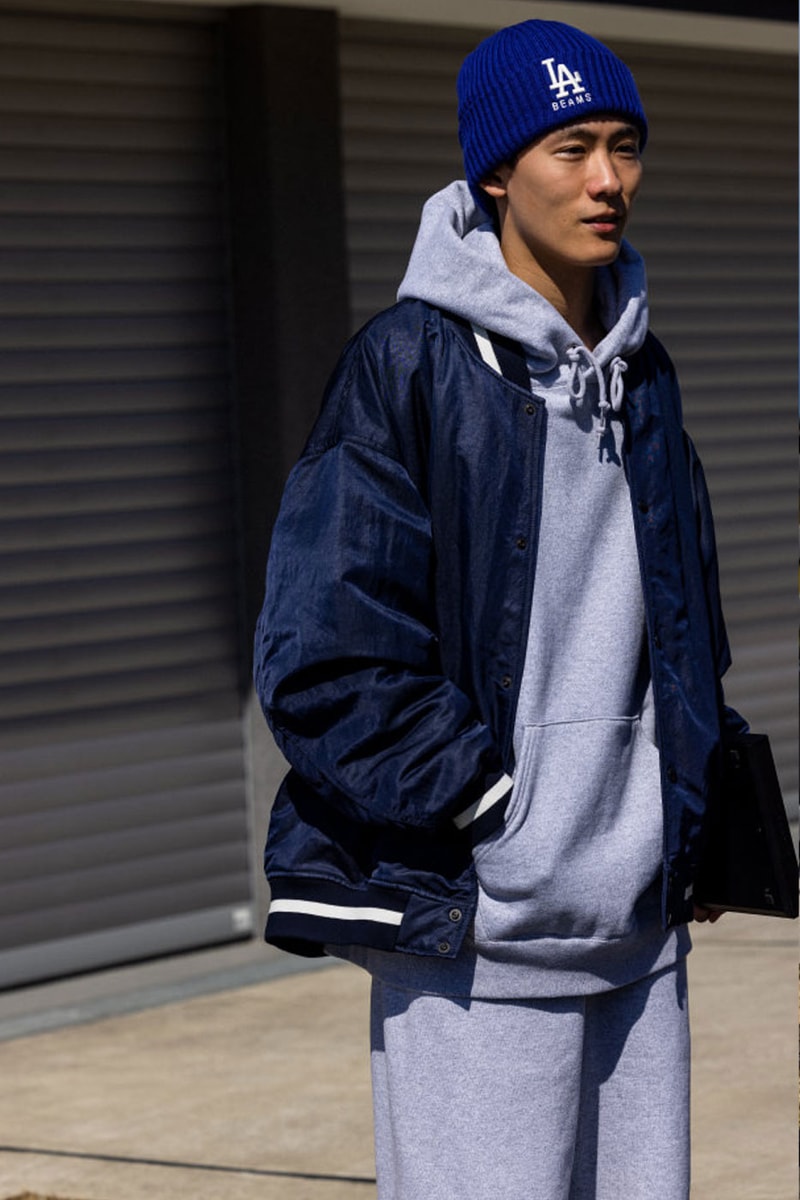 BEAMS SS22 Spring Summer 2022 collection military denim jacket sweatshirt pants new era shoes release info 