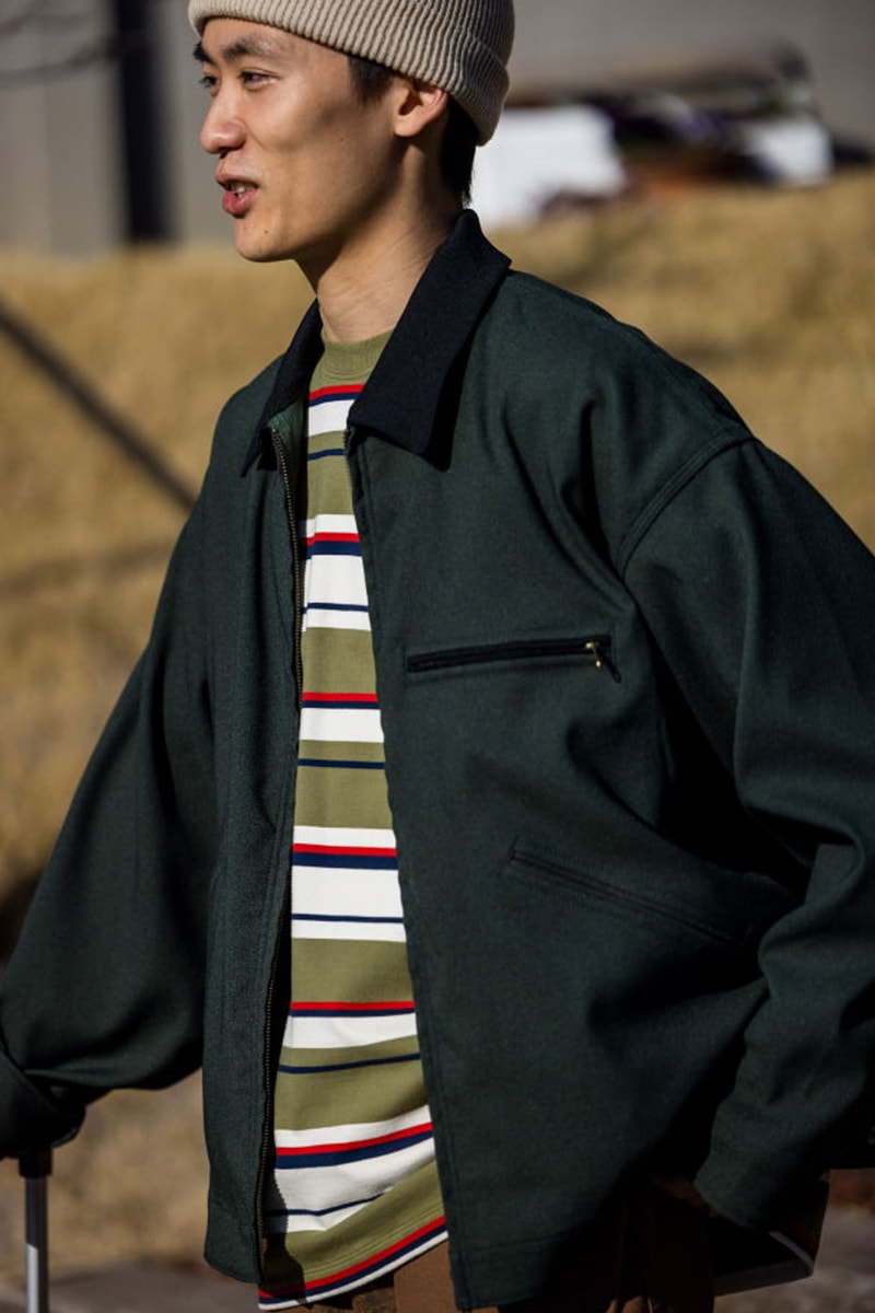 BEAMS SS22 Spring Summer 2022 collection military denim jacket sweatshirt pants new era shoes release info 