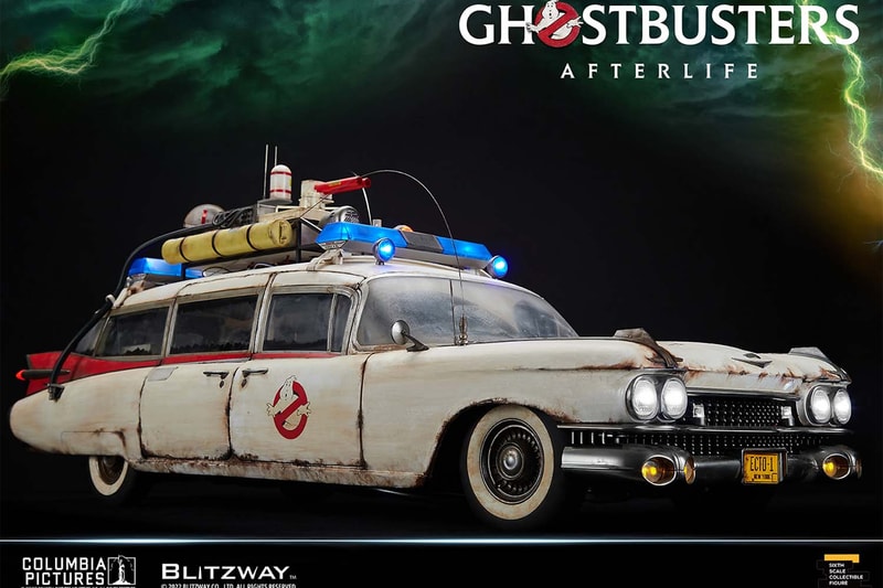 blitzway ghostbusters afterlife ecto 1 6th scale model car toy collectible