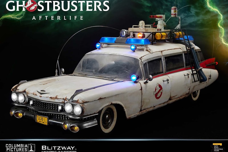 blitzway ghostbusters afterlife ecto 1 6th scale model car toy collectible 