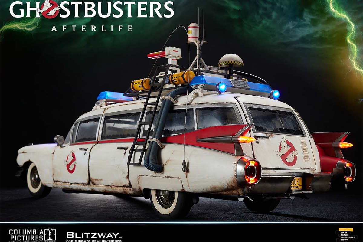 blitzway ghostbusters afterlife ecto 1 6th scale model car toy collectible 