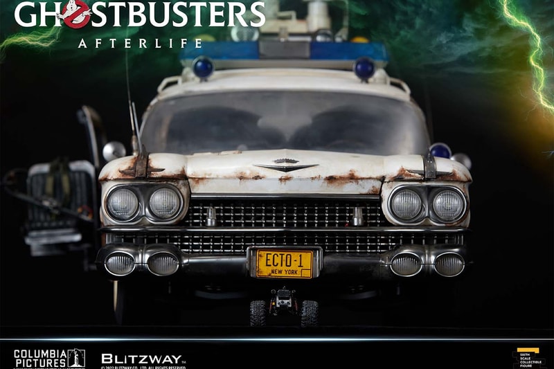 blitzway ghostbusters afterlife ecto 1 6th scale model car toy collectible 