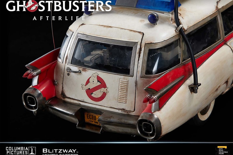 blitzway ghostbusters afterlife ecto 1 6th scale model car toy collectible