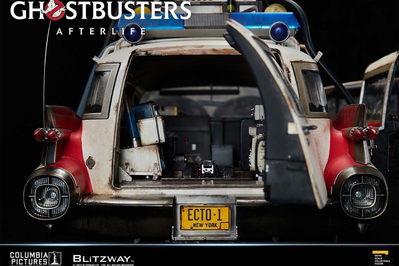blitzway ghostbusters afterlife ecto 1 6th scale model car toy collectible