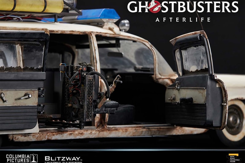blitzway ghostbusters afterlife ecto 1 6th scale model car toy collectible