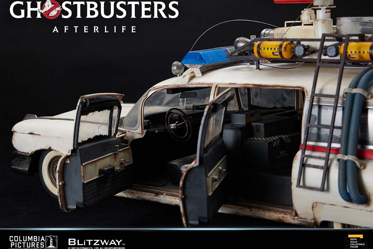 blitzway ghostbusters afterlife ecto 1 6th scale model car toy collectible 