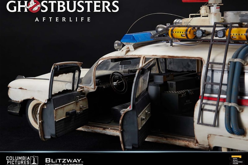 blitzway ghostbusters afterlife ecto 1 6th scale model car toy collectible