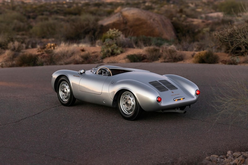 Bonhams Amelia Island 1955 Porsche 550 Spyder Coachwork by Wendler auction price classic cars automotive 